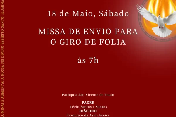 MISSA DE ENVIO DA FOLIA (FEED)