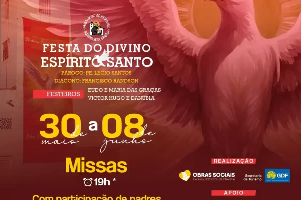 Cronograma da Festa do Divino Espírito Santo 2025 FestaDoDivinoEspiritoSantoCronogramaGeral